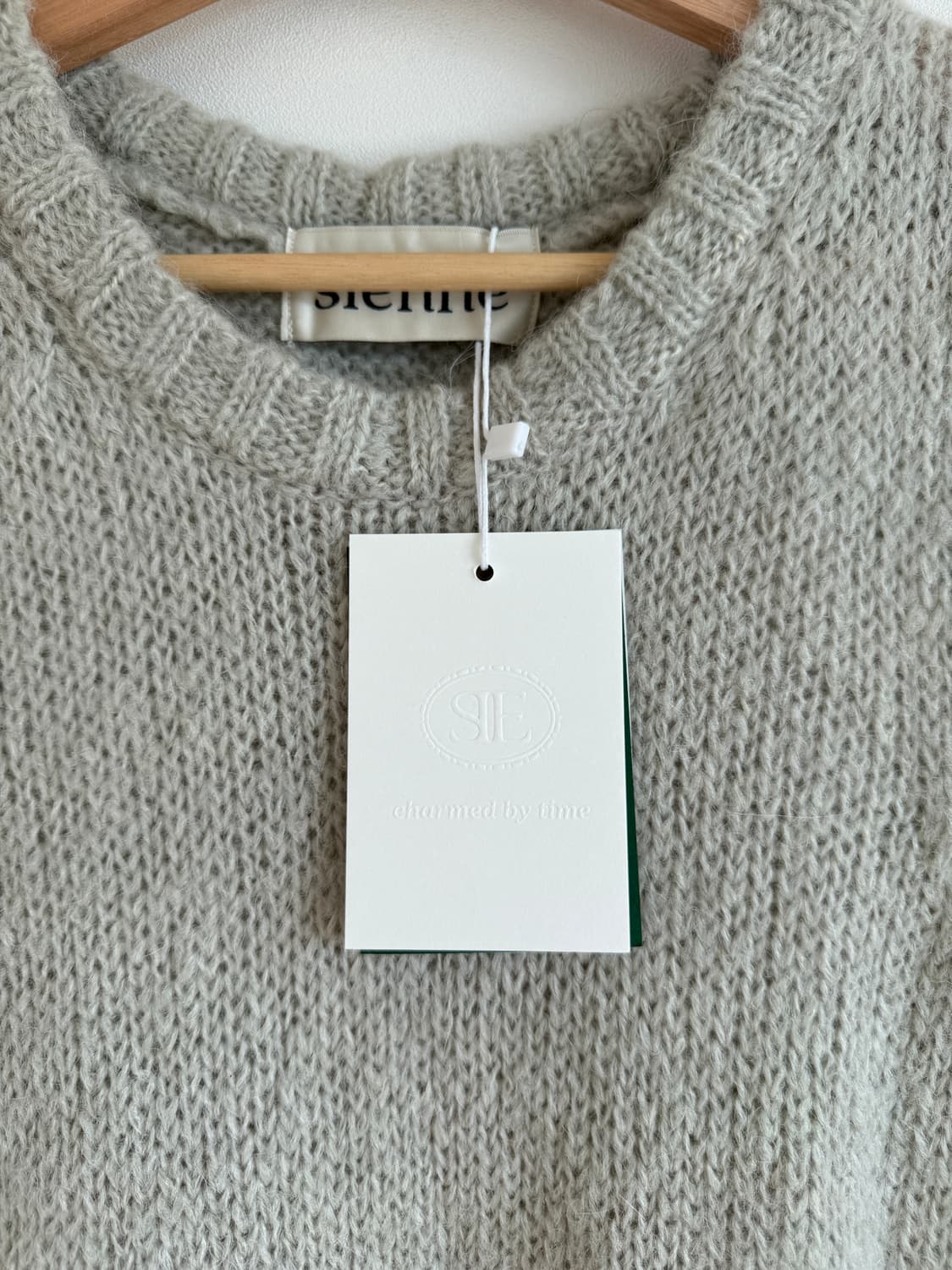 시엔느(sienne) 모헤어&알파카 니트 베스트(택 달린 제품) 상품이미지3