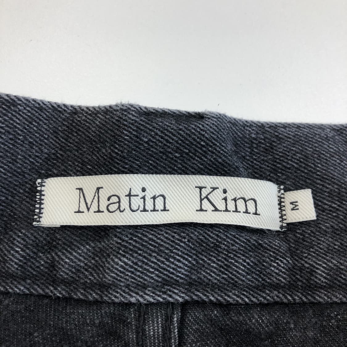 마뗑킴 커브드 진 와이드 데님 28 인치 상품이미지5