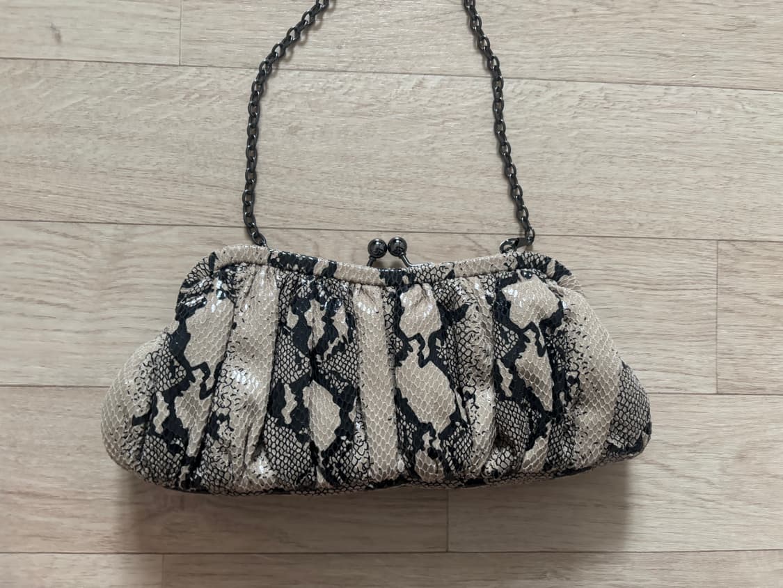 일본풍 빈티지 뱀피 가방 상품이미지1