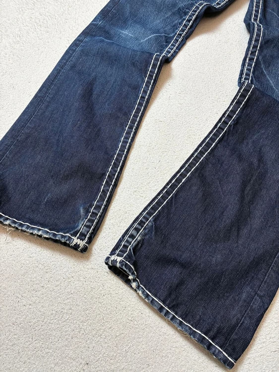 트루릴리젼 00s USA 로우 라이즈 부츠컷 데님 팬츠 PN7679 상품이미지5