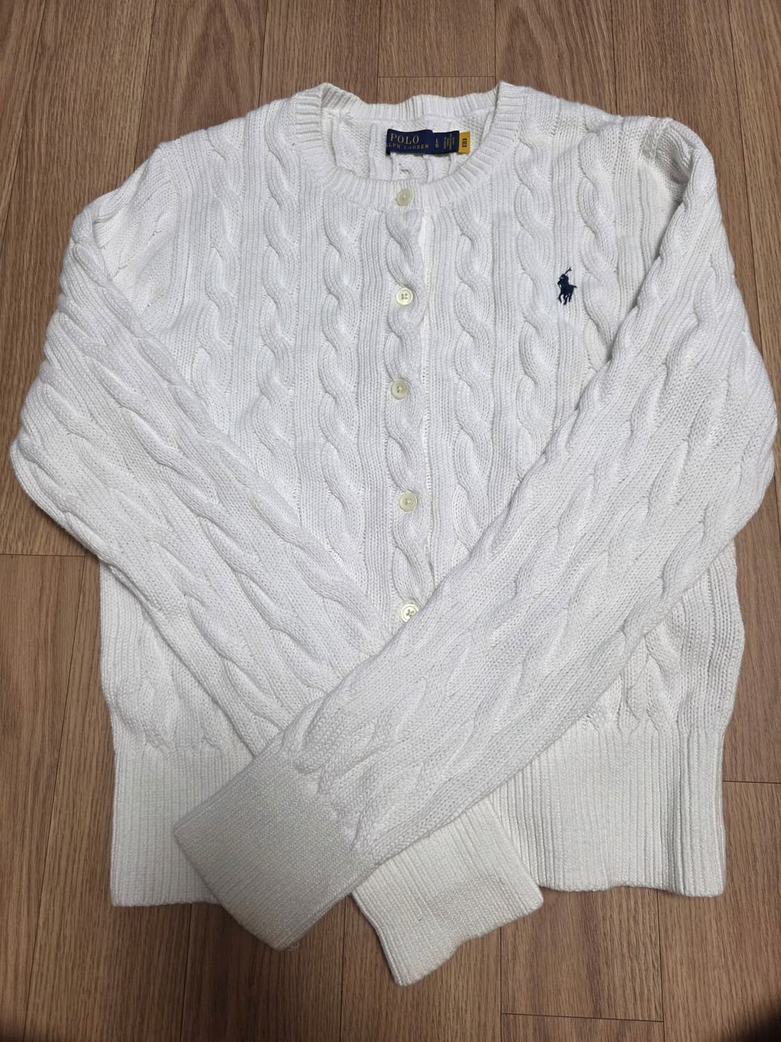 폴로 랄프로렌 케이블 니트 가디건 L 상품이미지1