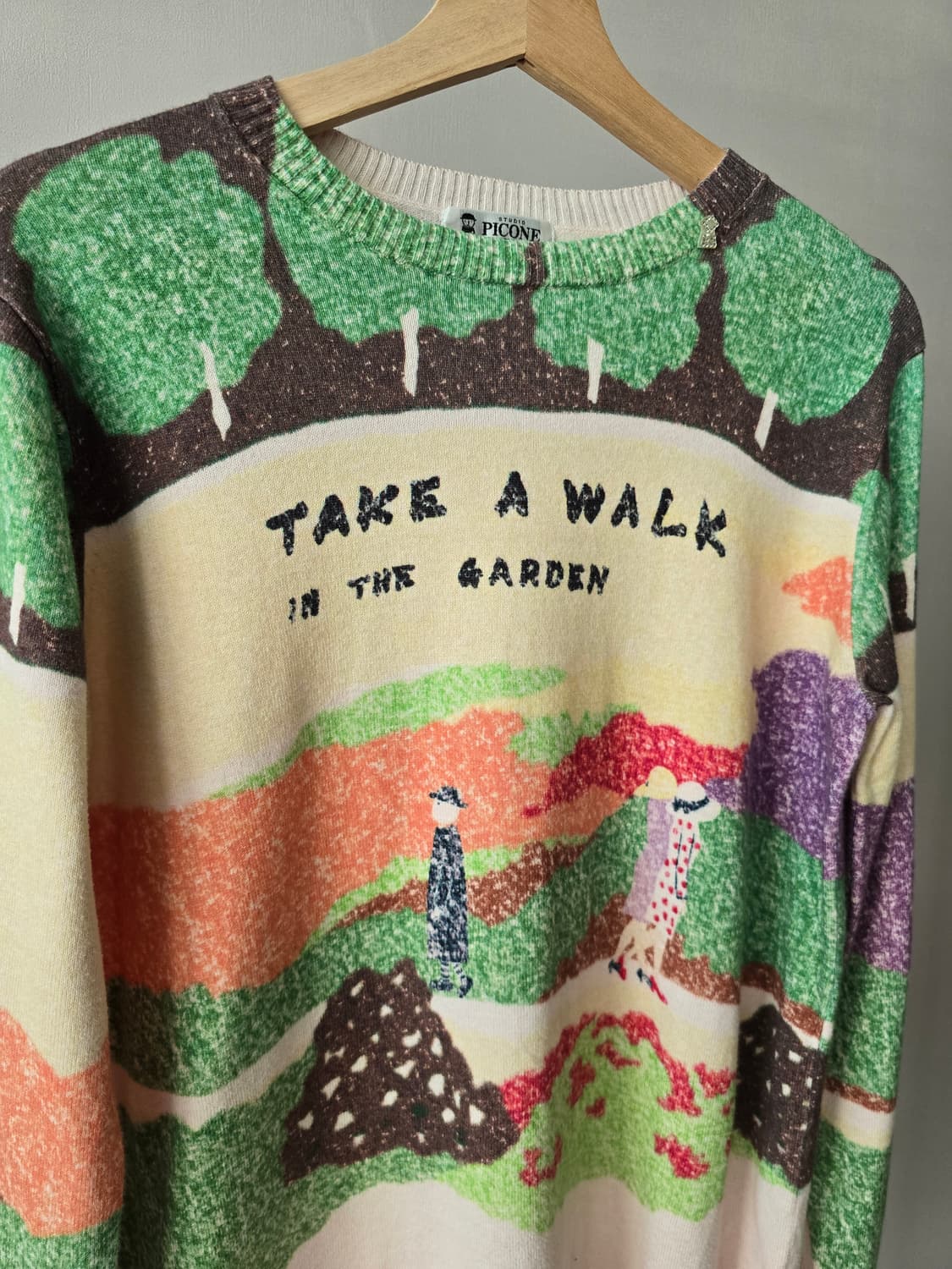 STUDIO 피코네 ROMA 그래픽 니트 상품이미지3