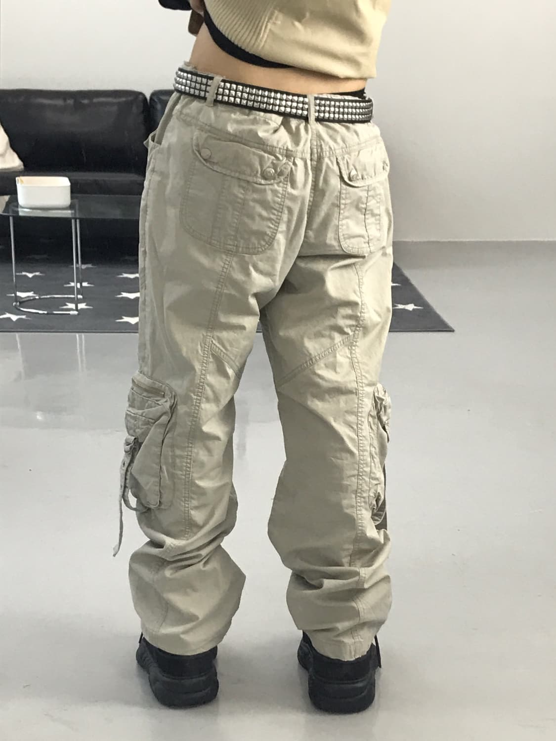 Jpn Beige Detail Cargo Pants 상품이미지3