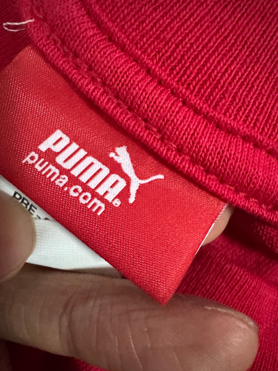 <새상품> 푸마 puma 레드 긴팔 티셔츠 M 상품이미지3