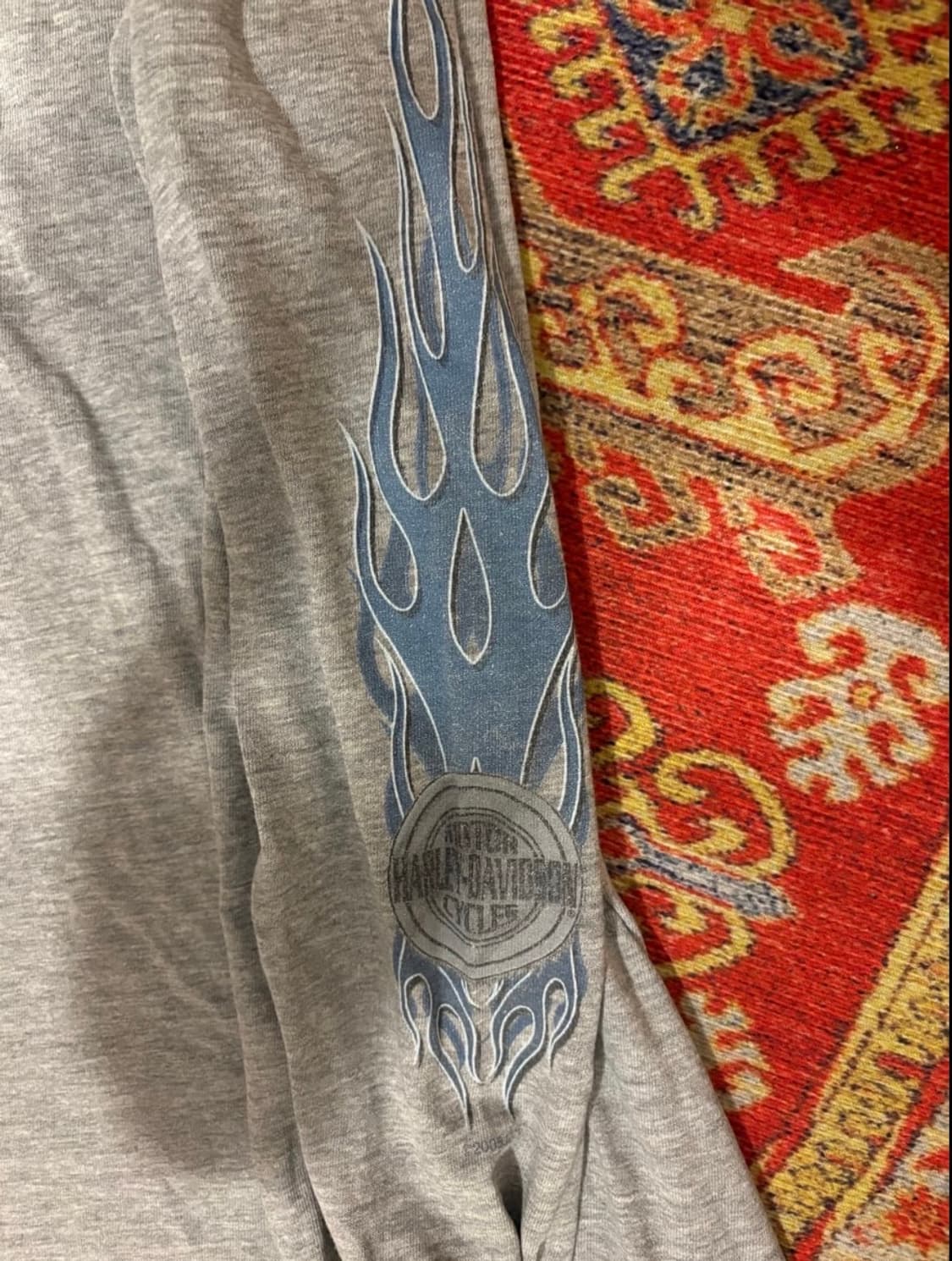 빈티지 할리 플레임 티셔츠 상품이미지3