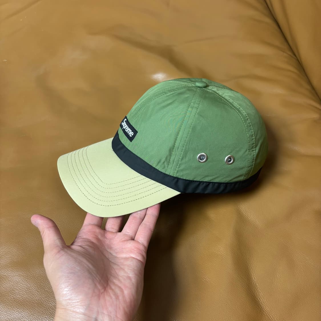 Supreme 슈프림 투톤 그린 6패널 볼캡 모자 2Tone Green 상품이미지4