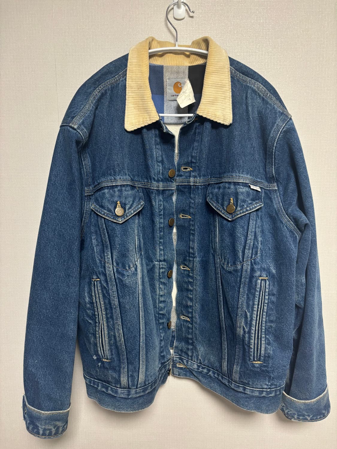 칼하트 carhartt 빈티지 데님 트러커 자켓 상품이미지1