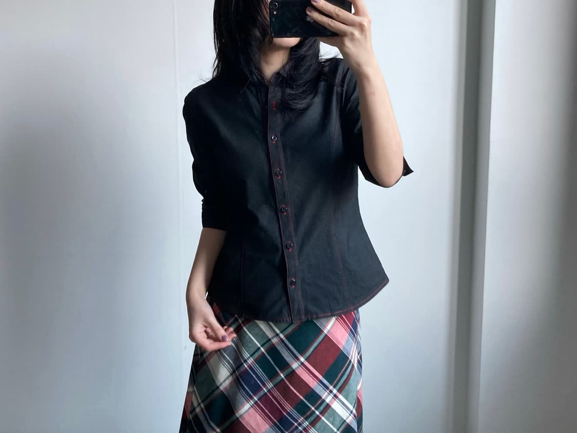 꾸레쥬 스티치 셔츠 상품이미지1