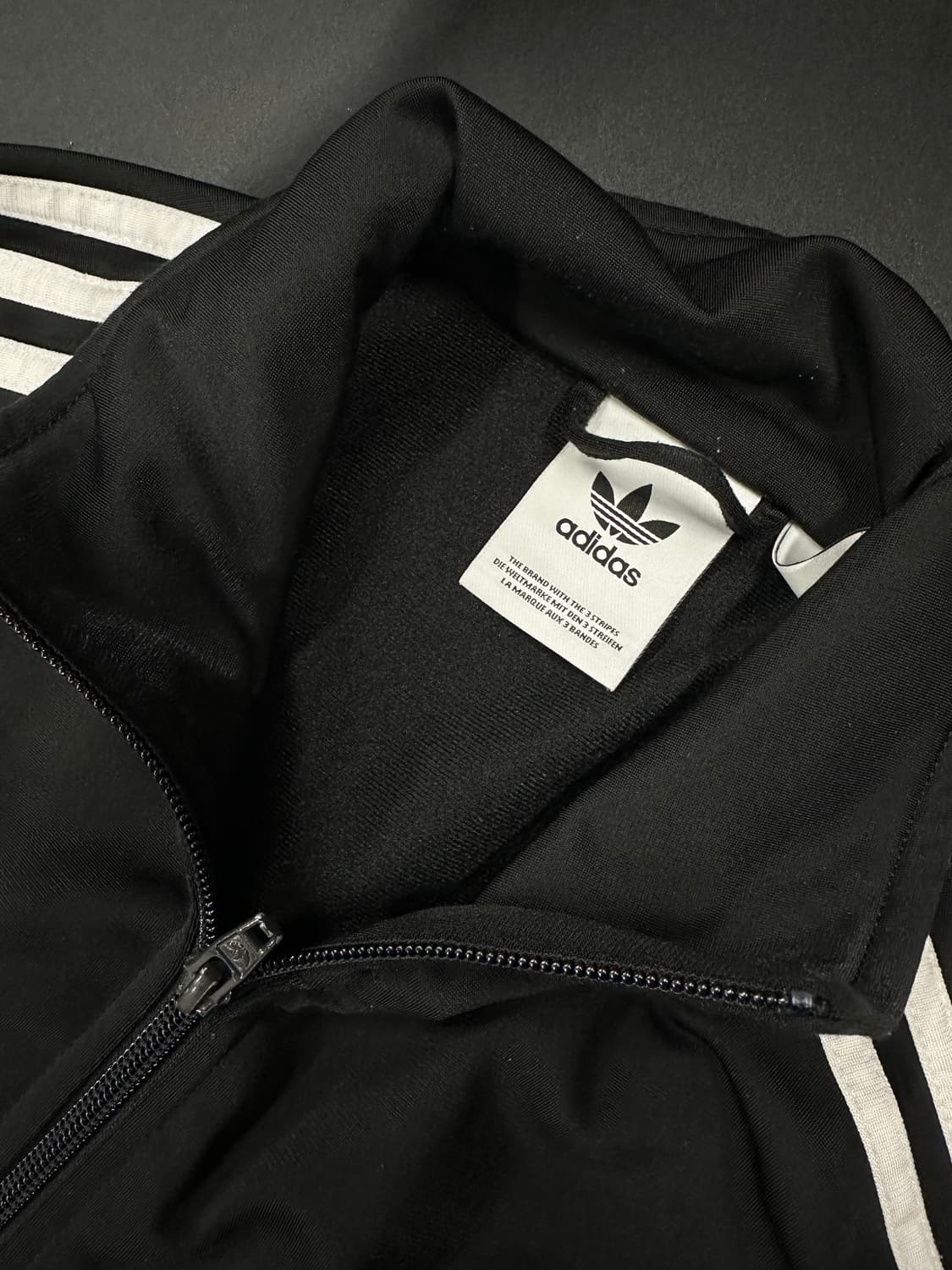 아디다스 삼선 블랙 져지 집업 상품이미지5
