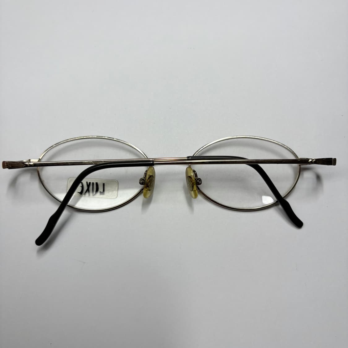 빈티지 오벌형 안경(LUXE 샤프 오벌 스트레이트 안경) 상품이미지3