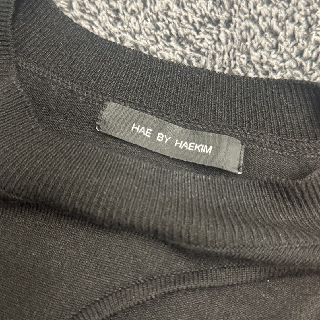 해바이해킴 슬릿니트 블랙 상품이미지7