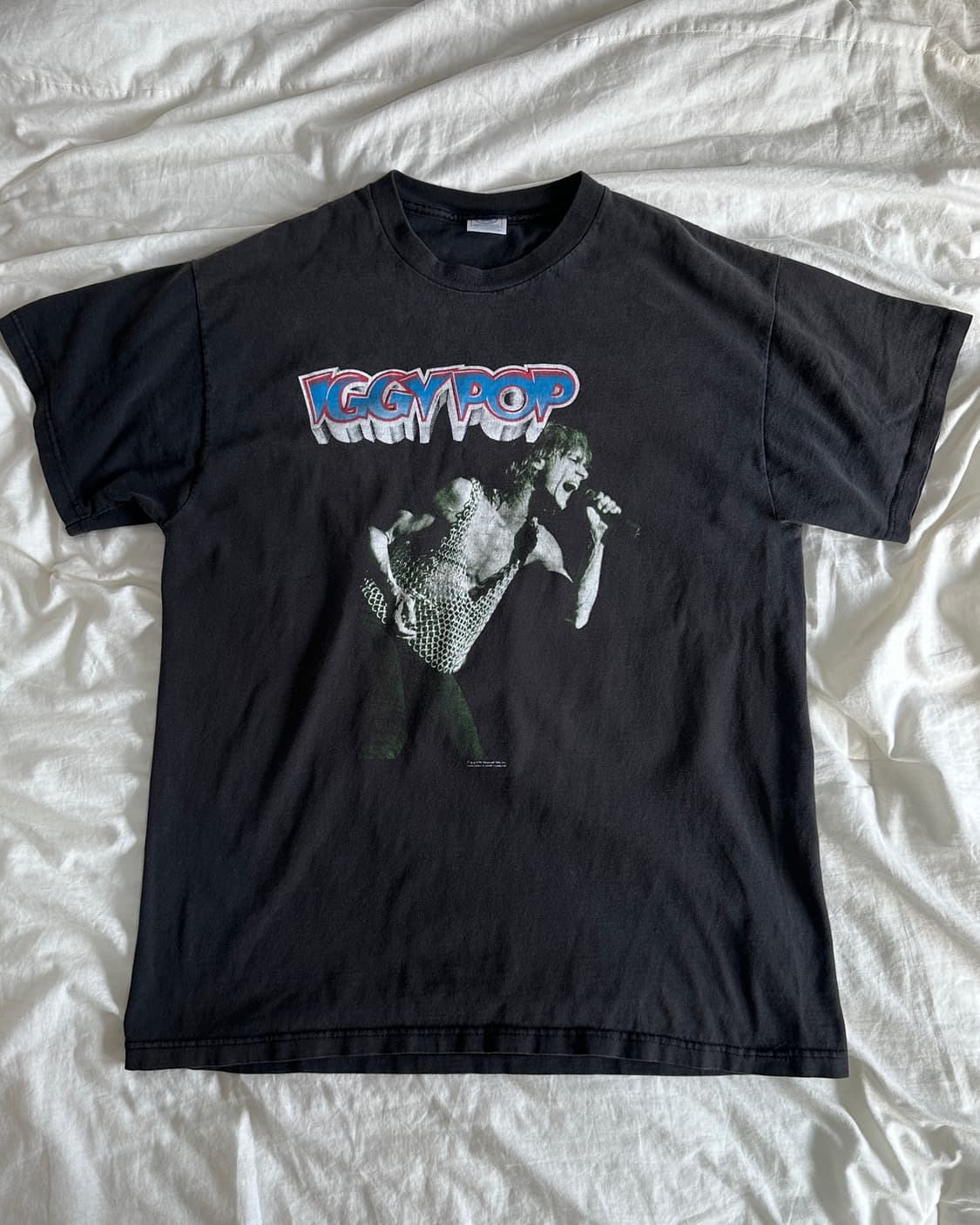 90s og iggy pop RAW POWER band t shirt 상품이미지1