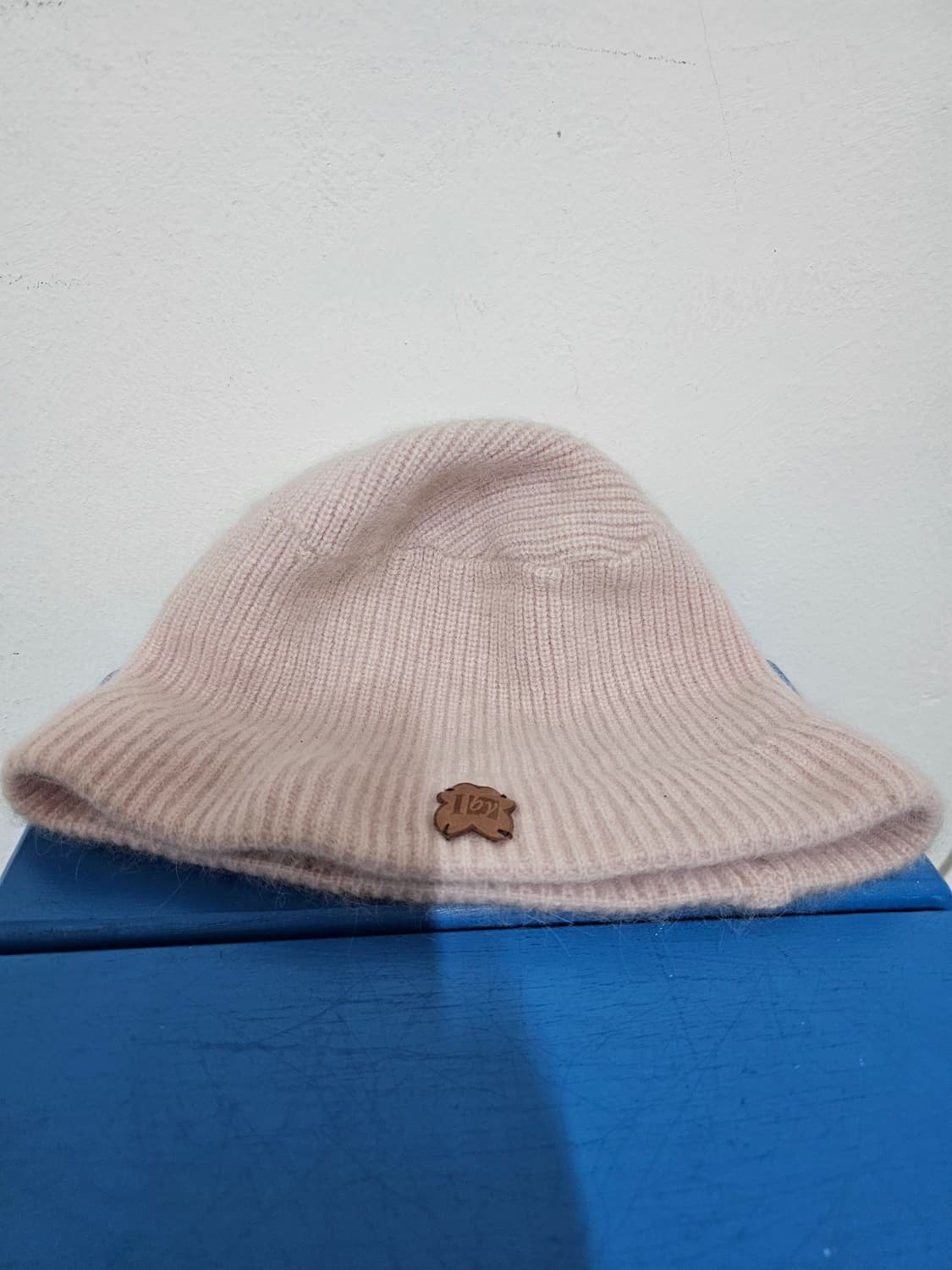 Ines by 일본산 양모 앙고라 연핑크 비니  상태좋음 상품이미지3