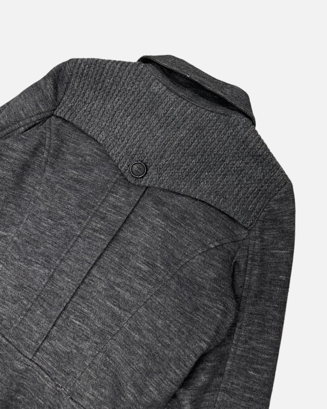 charcoal wool knit york coat 상품이미지6