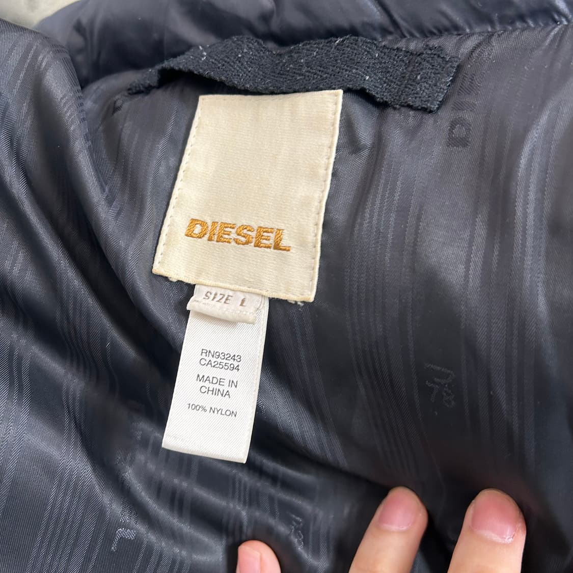 디젤 구스다운 바이커 패딩 상품이미지7