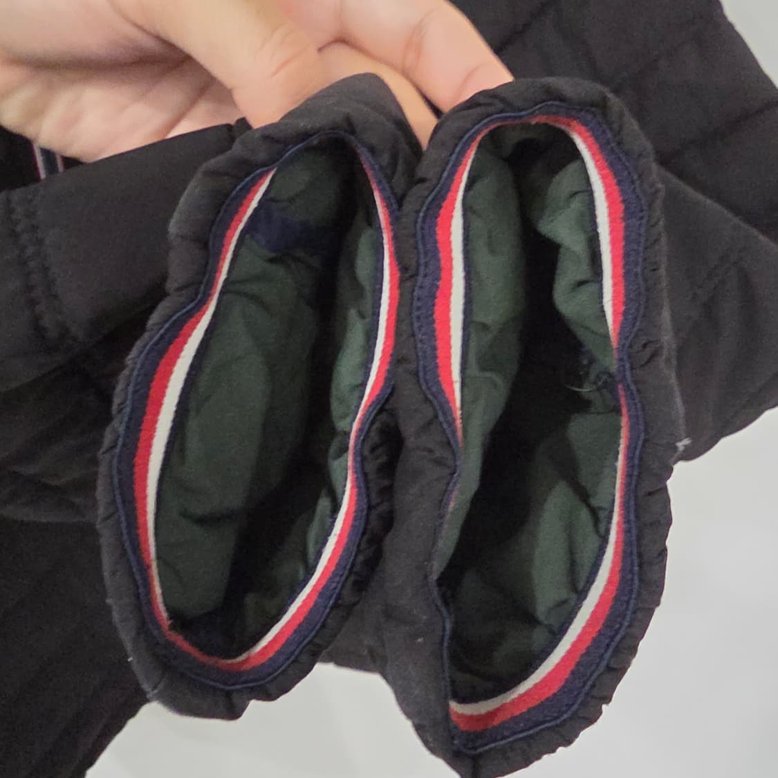 타미힐피거 블랙 후드 패딩 점퍼 상품이미지4