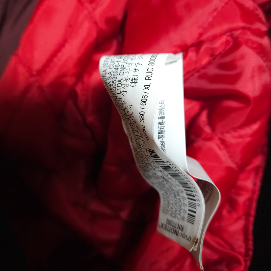 자라 MA-1 항공점퍼 버건디 (105/XL) 상품이미지6