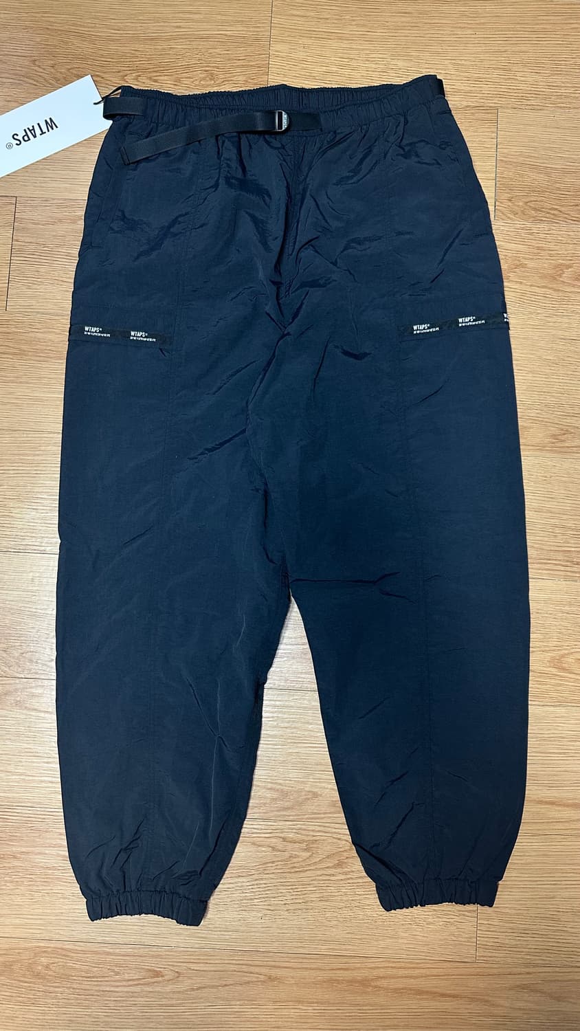 3) 더블탭스 wtaps 나일론 트랙 카고 조거 팬츠 블랙 바지 상품이미지7