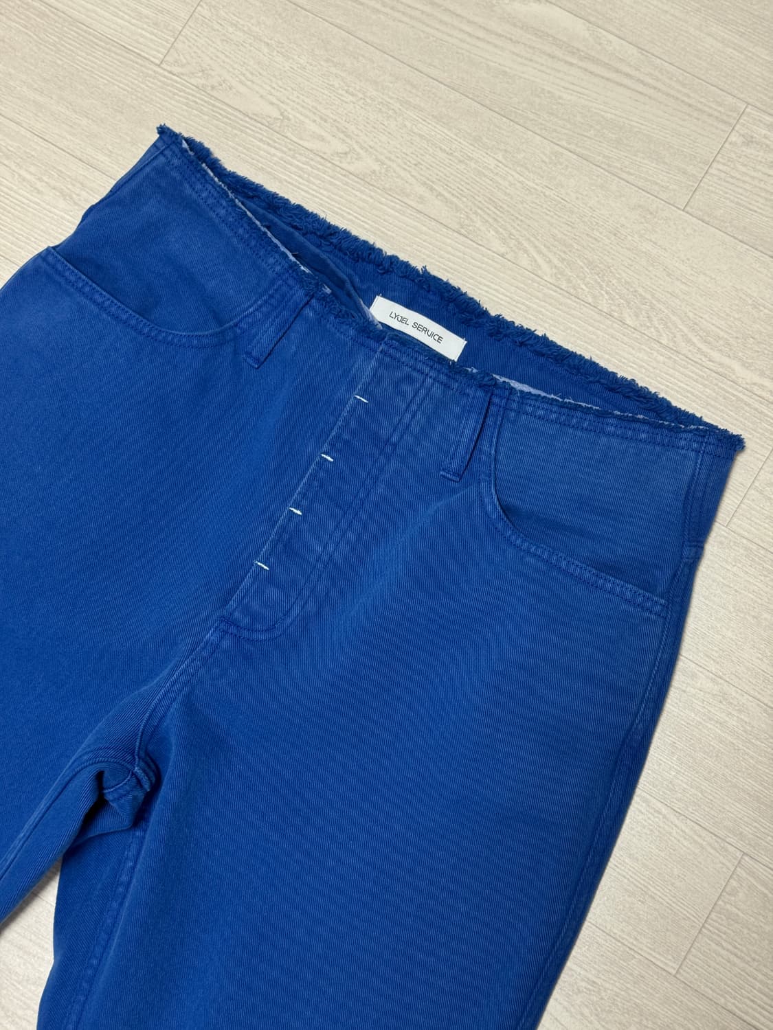 리젤서비스 컷오프 코발트 팬츠 1 상품이미지3