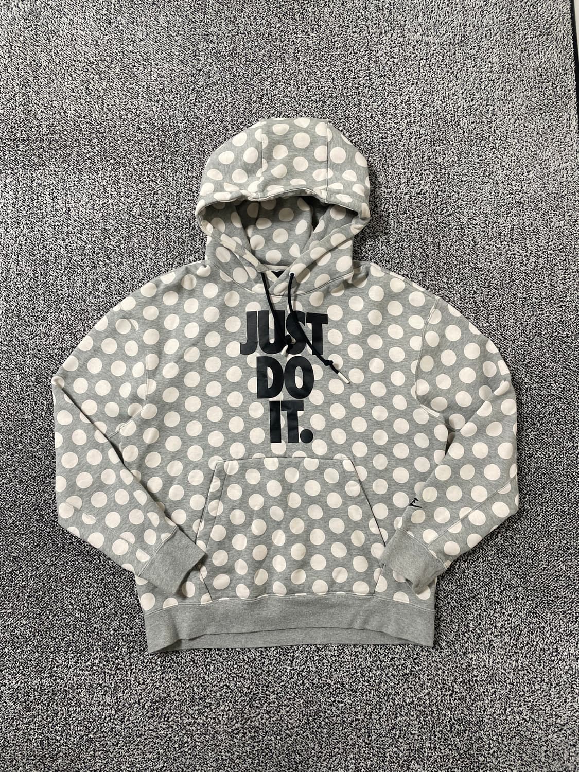빈티지9. 나이키 NSW 도트 그레이 풀오버 후드티 후디 모리걸 핀터깔 상품이미지1