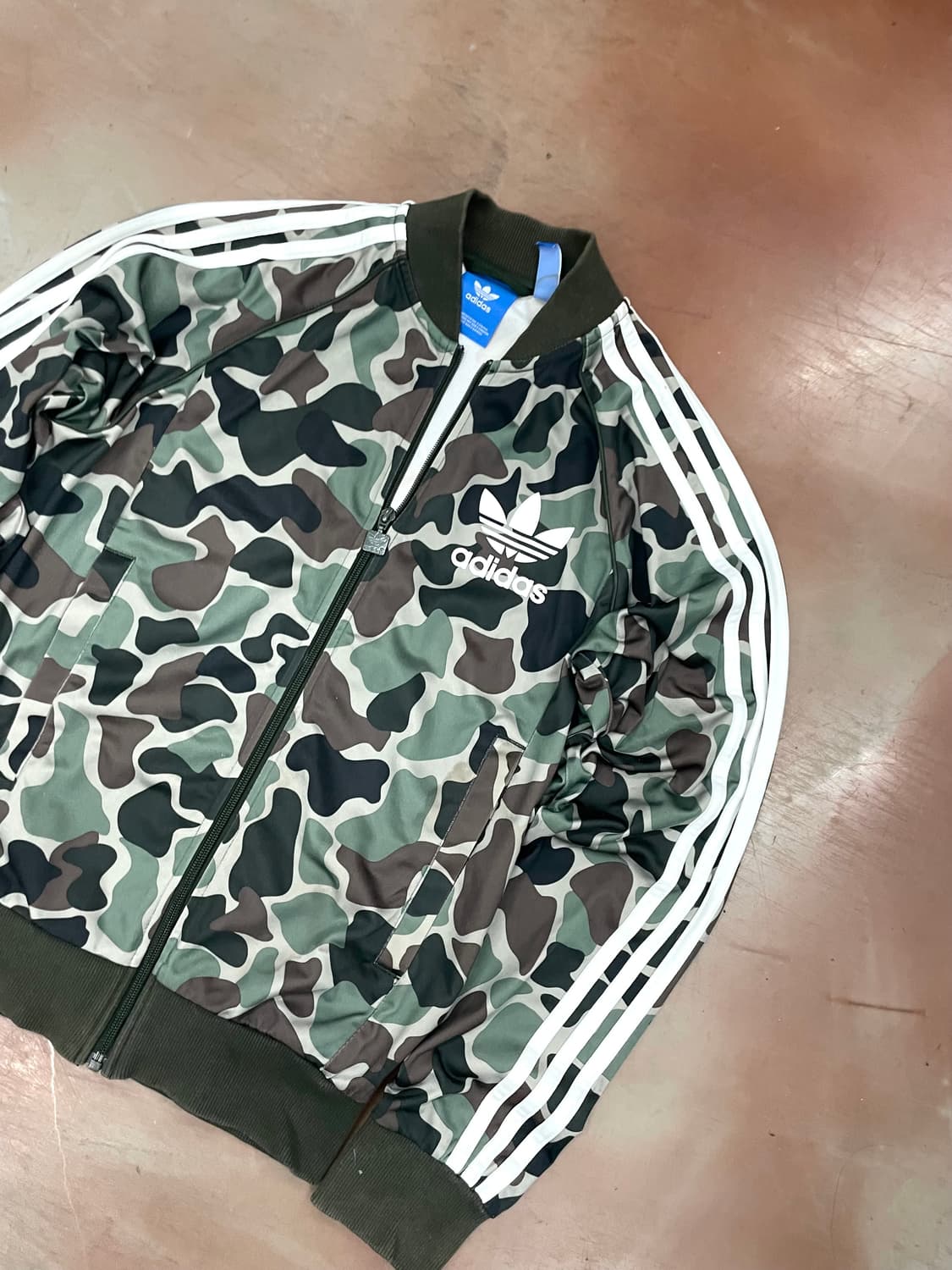  Adidas three-line camo zip-up 상품이미지4