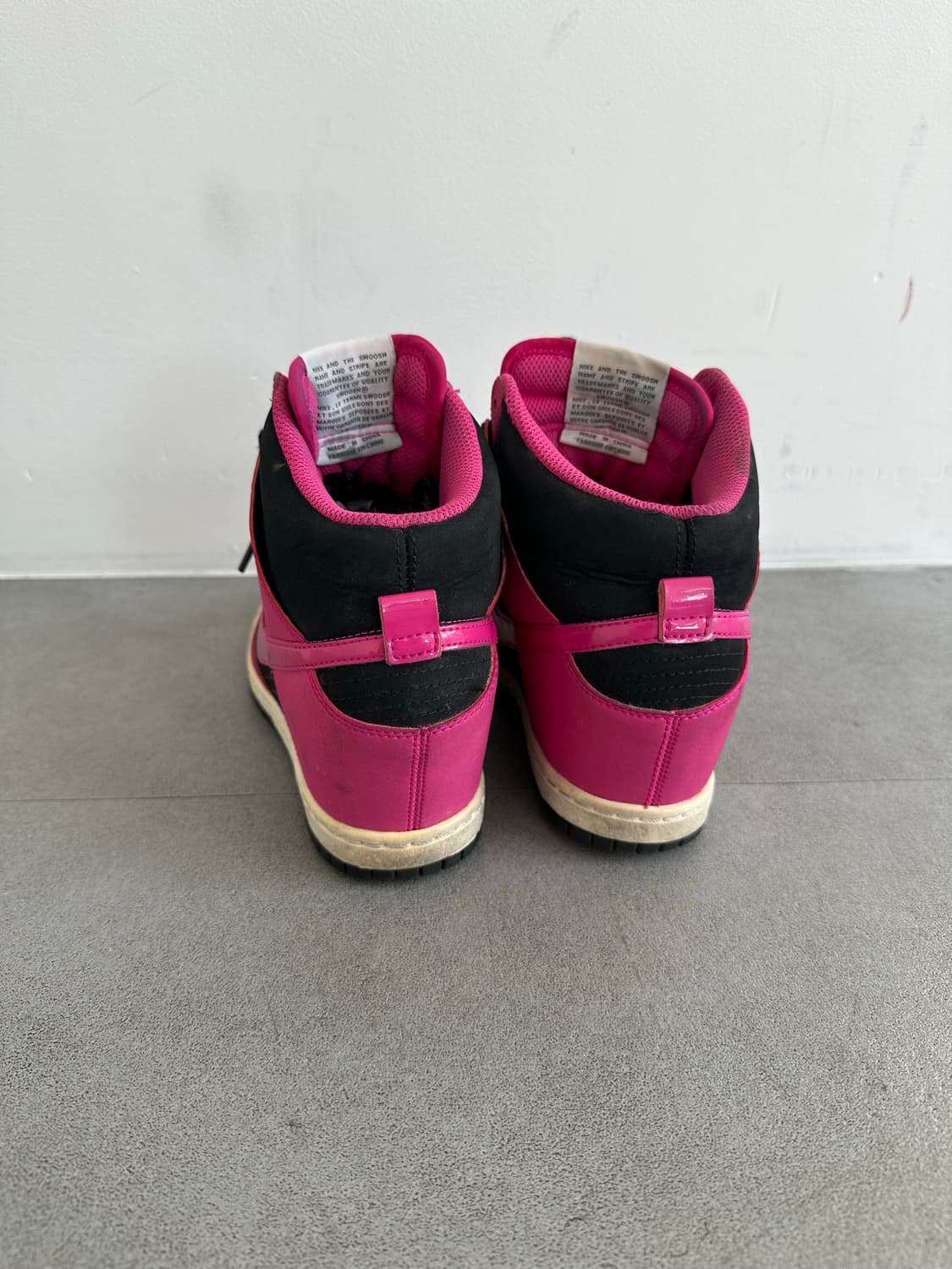 Nike Dunk Sky Hi 히든 웨지 핑크 스니커즈 상품이미지5