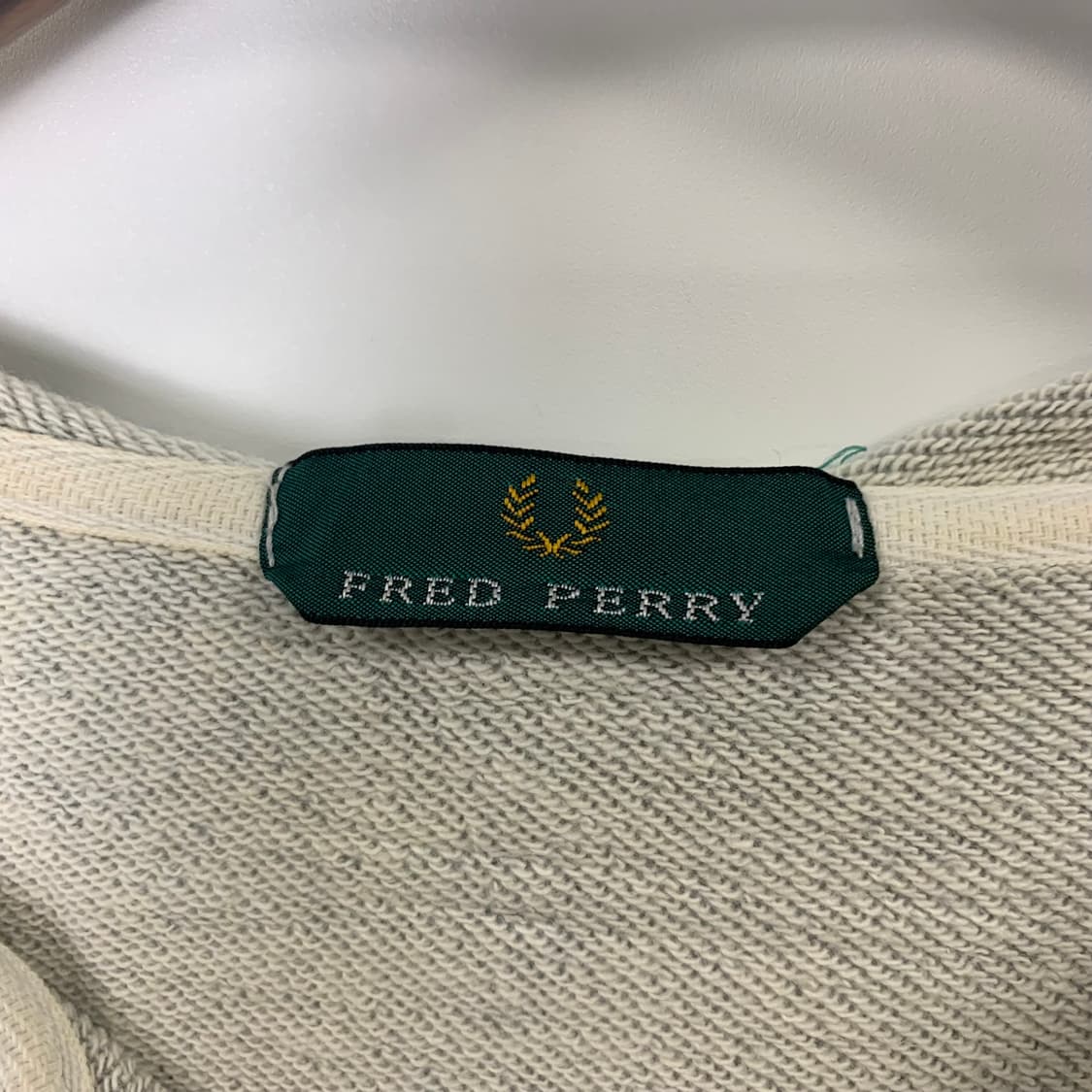 프레드페리 자수로고 그레이 후드집업  상품이미지6