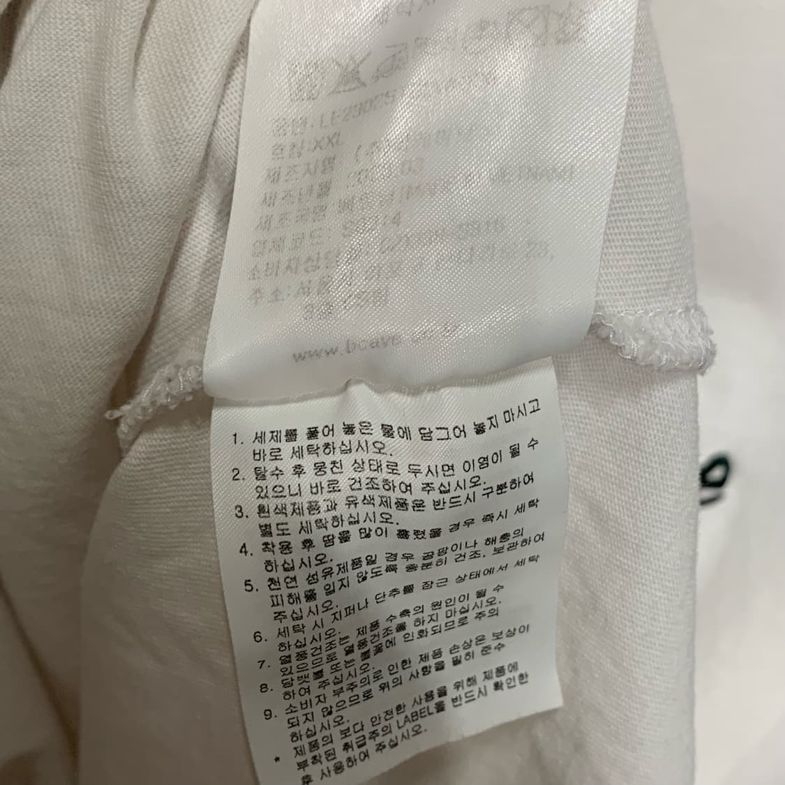 [2XL] LEE 스몰로고 티셔츠 상품이미지5