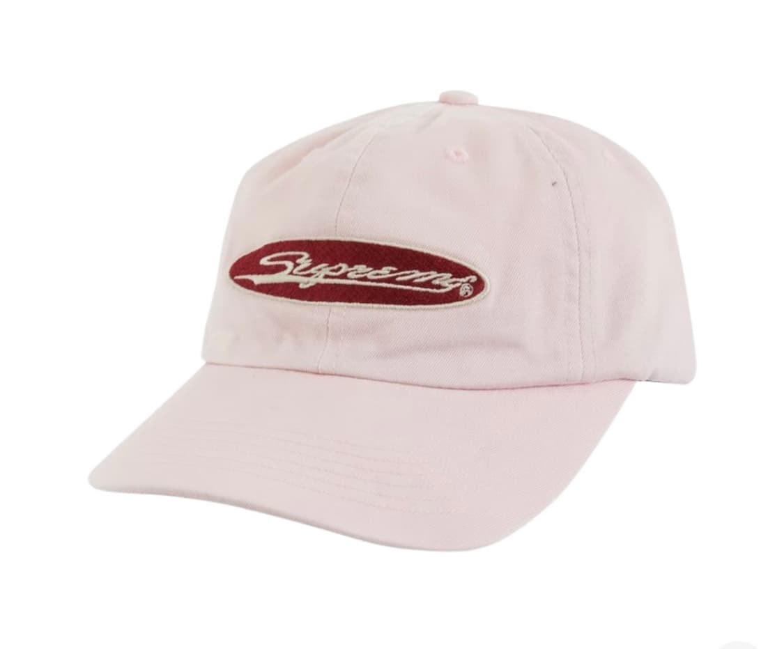 슈프림 오발 6-패널 캡 라이트 핑크 - 23SS 상품이미지1