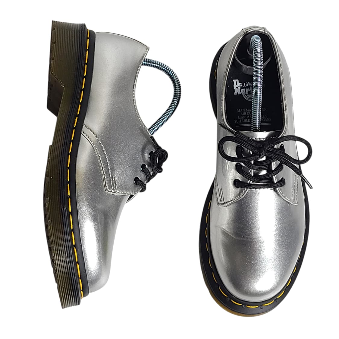 230-235) Dr.martens 닥터마틴 1461 3홀 메탈릭 실버 상품이미지6