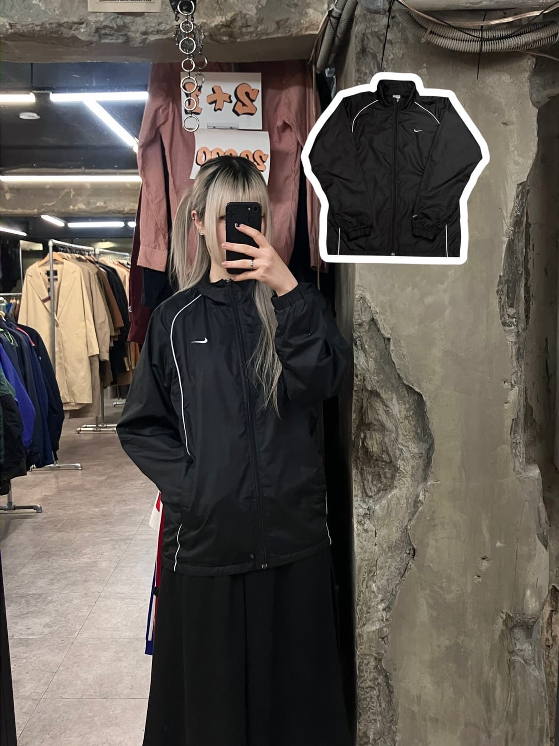 나이키 바람막이 블랙 S #csz3173 상품이미지1