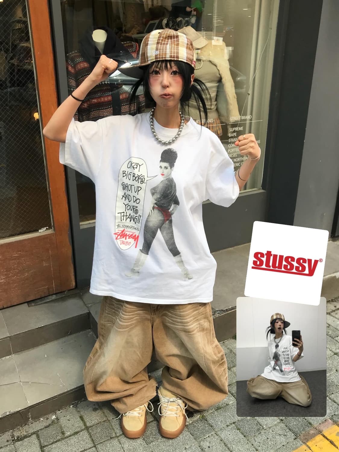 Stussy "Big Boy" T-shirt (⭐️Rare⭐️) 상품이미지1