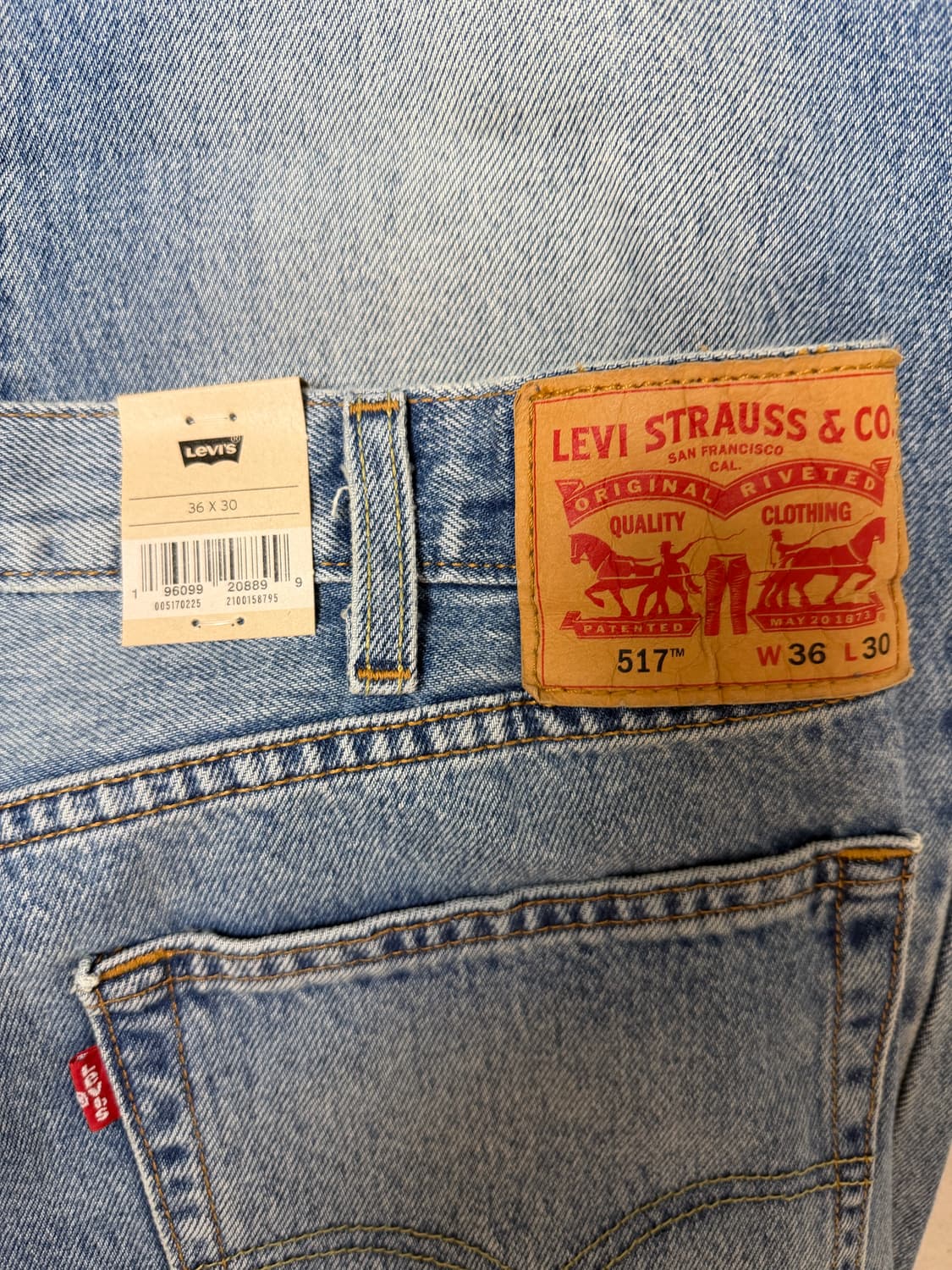 리바이스 517 라이징선 36/30 상품이미지4