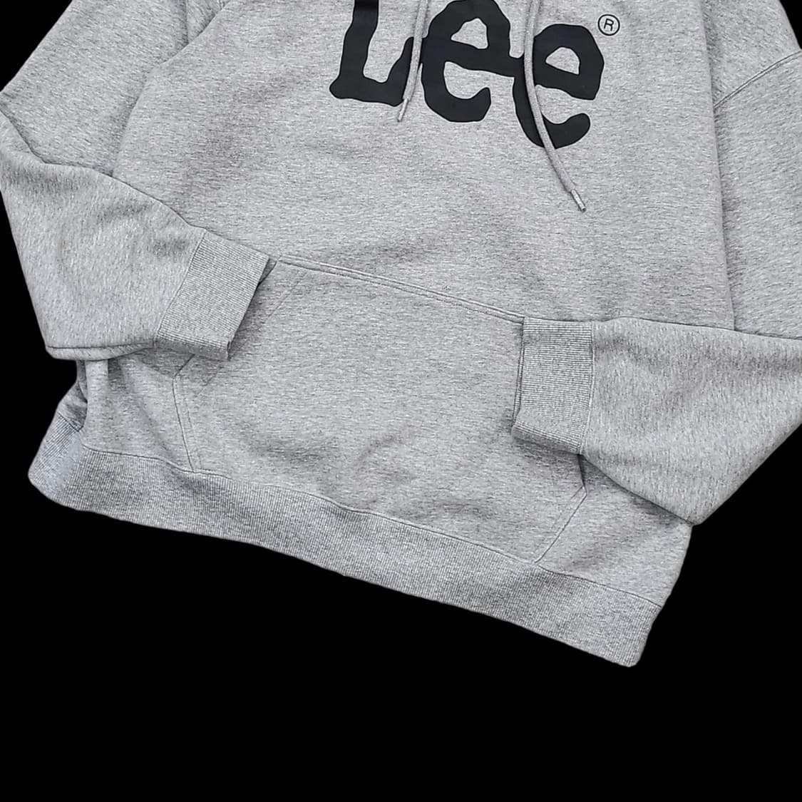 LEE 리 빈티지 그레이 빅로고 후드티 상품이미지4