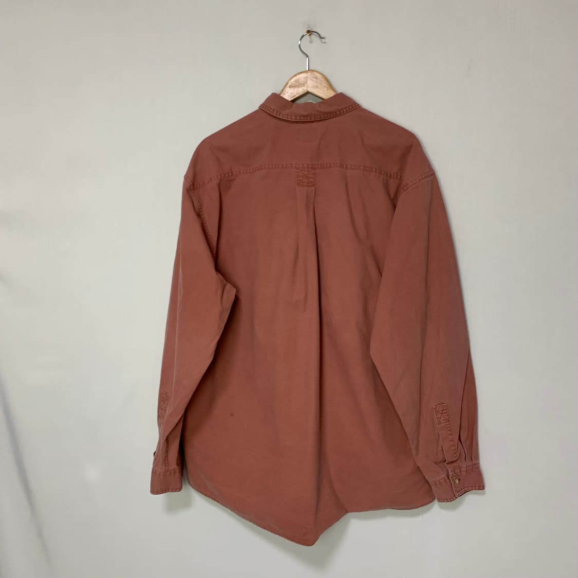 엘엘빈 인디핑크 빈티지 핑크 오버핏 셔츠 XL 상품이미지3