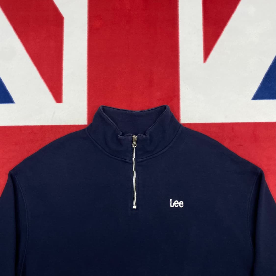 Lee 반집업 맨투맨 M 실측 L  상품이미지3