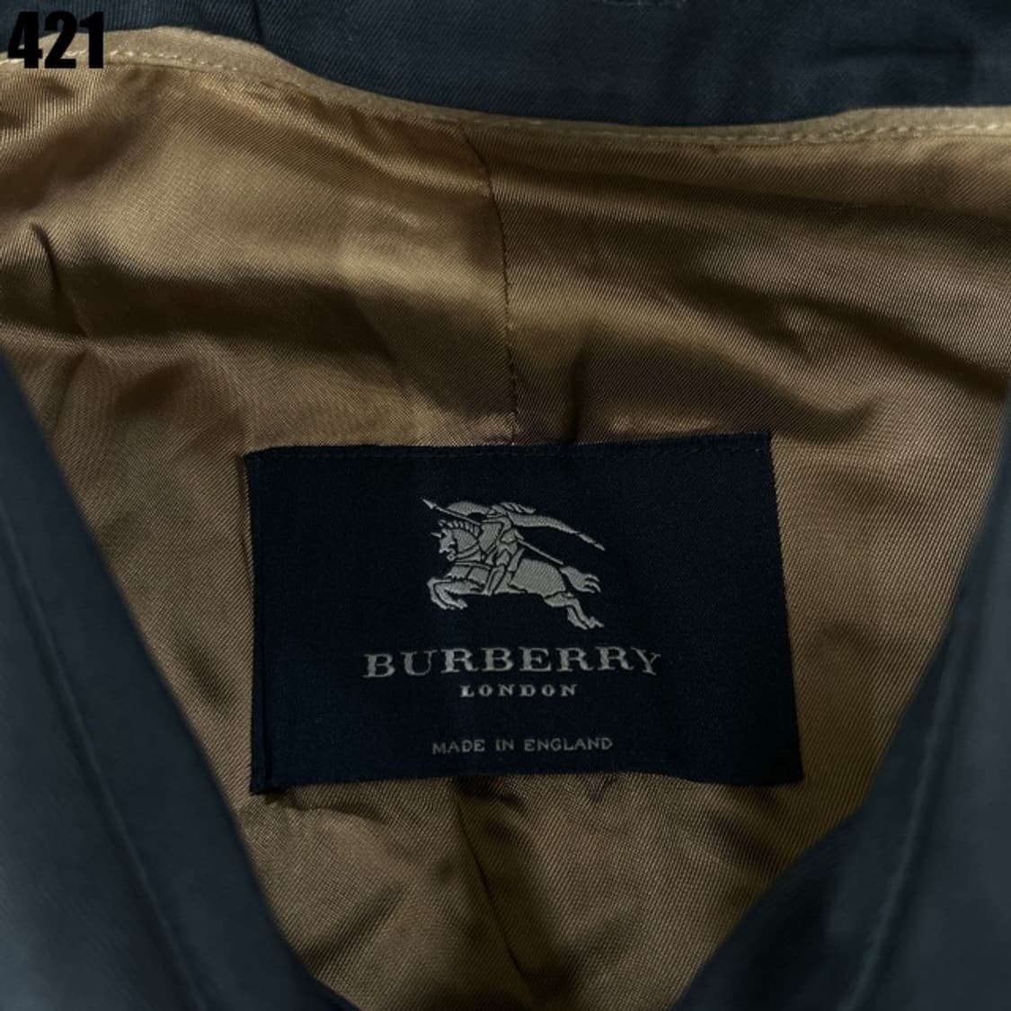 버버리 네이비 트렌치 코트  상품이미지2