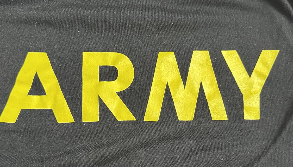 미육군 APFU 체육복 트레이닝복 반팔 티셔츠 (S) (8) 상품이미지5