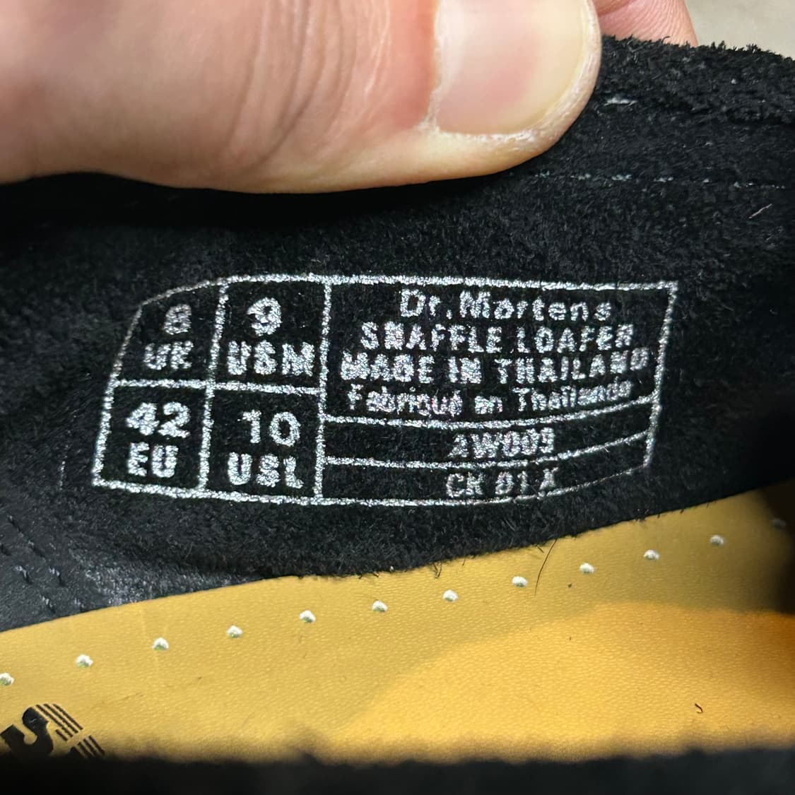 270) 닥터마틴 스웨이드 스나플 로퍼 블랙 상품이미지10