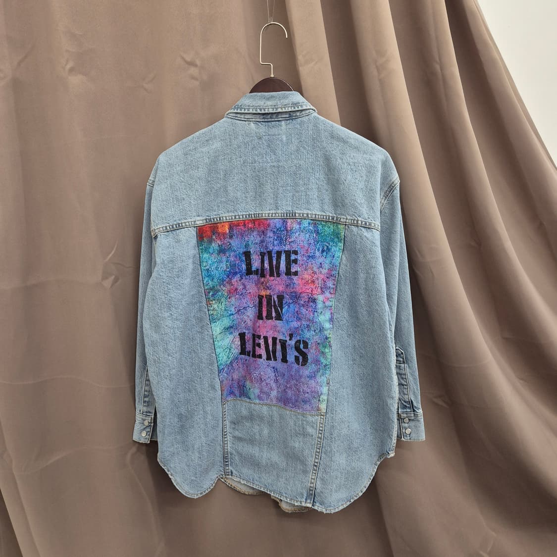 리바이스 프린트 데님 셔츠 상품이미지5