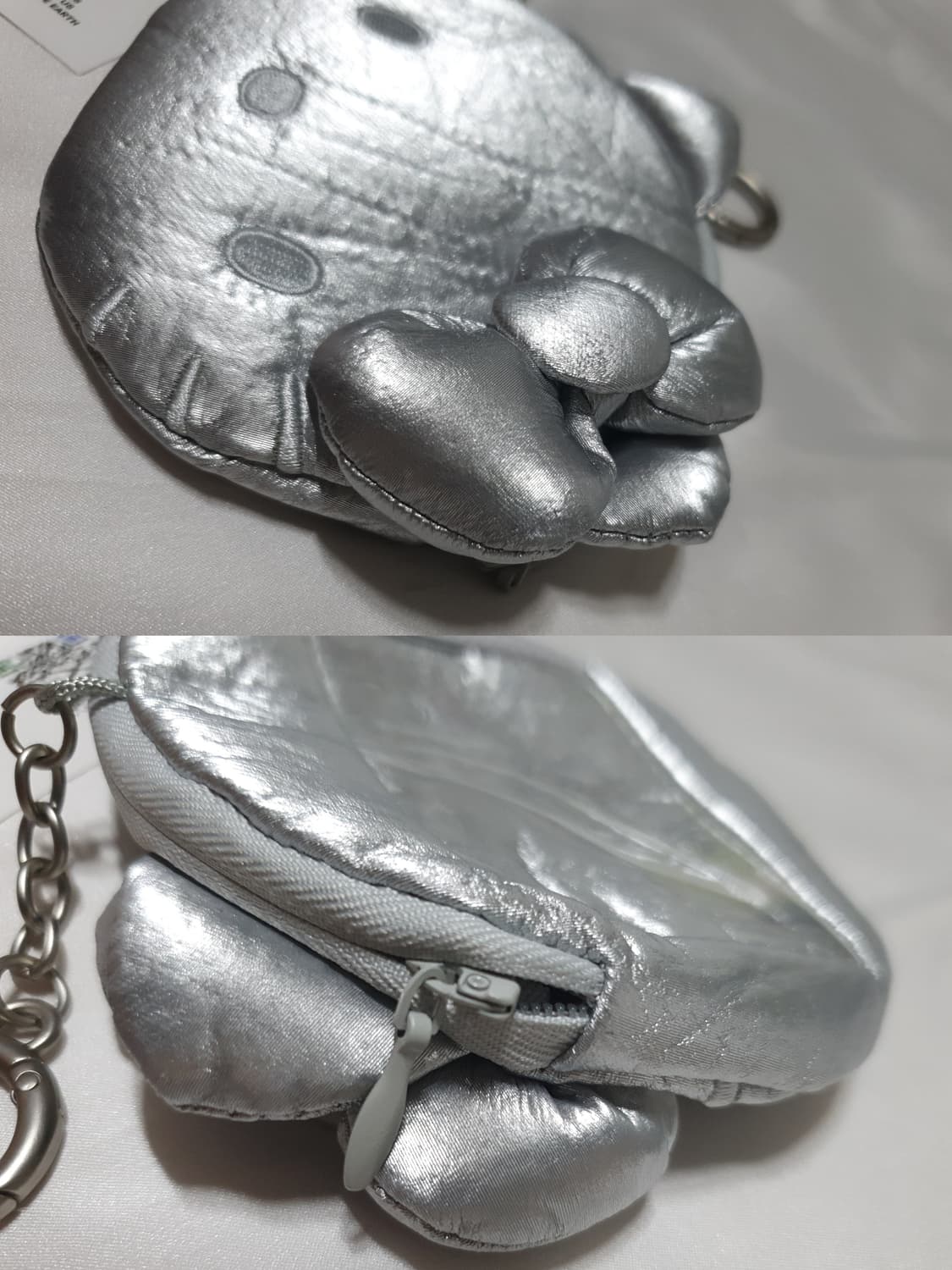 실버 고양이  조셉앤스테이시 미니파우치 동전 카드 지갑  상품이미지4