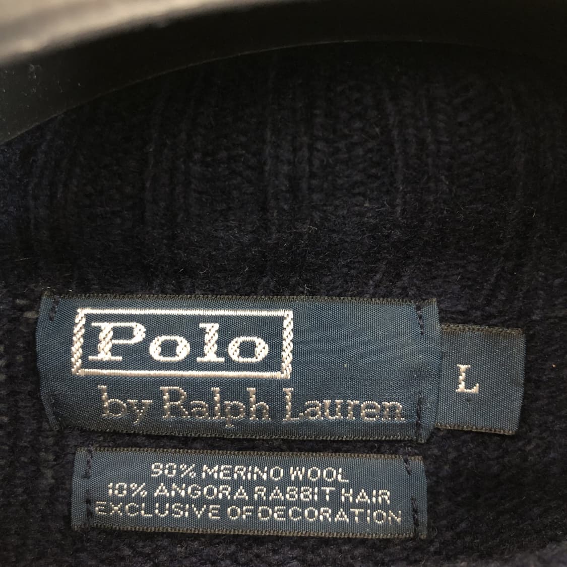 폴로 랄프로렌 메리노울 앙고라 폴라니트 L 상품이미지5
