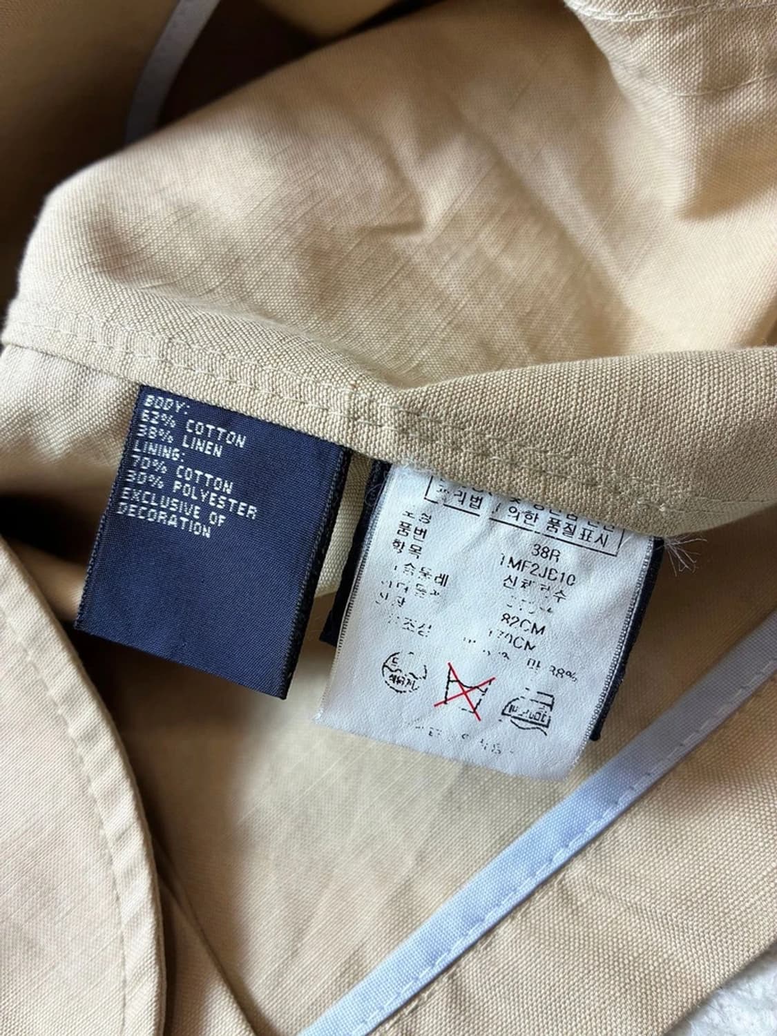 타미힐피거 00's 코튼 린넨 블레이저 자켓 PN7363 상품이미지8