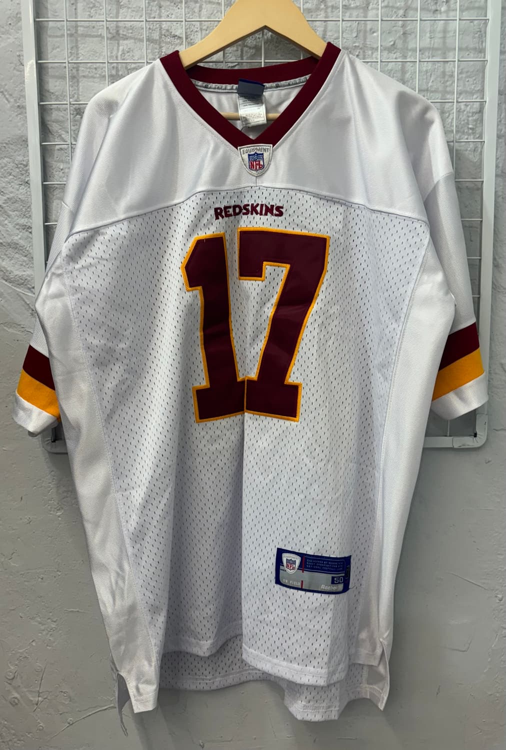 NFL X 리복 워싱턴 레드 스킨스 유니폼 져지 XL 상품이미지1