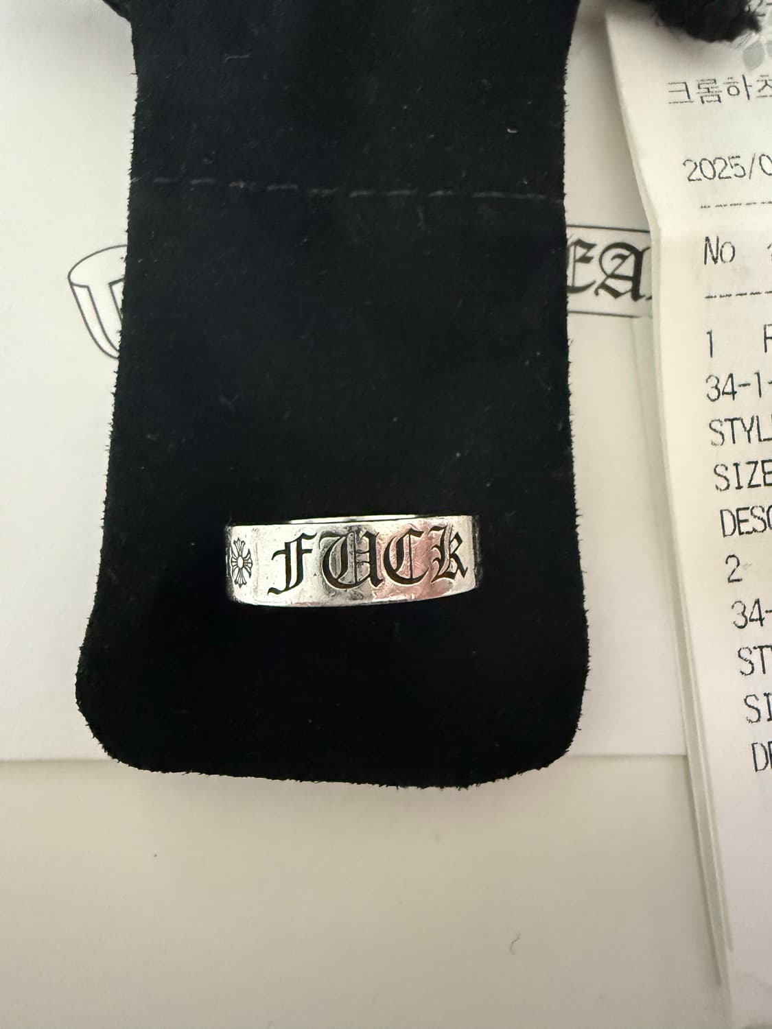 크롬하츠 퍽유링 us4 상품이미지3