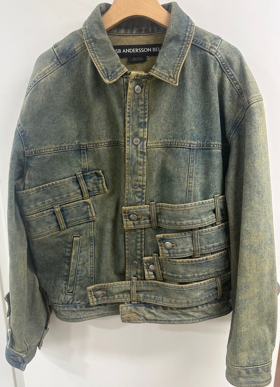 Anderson bell 벨트 데님 자켓 상품이미지1