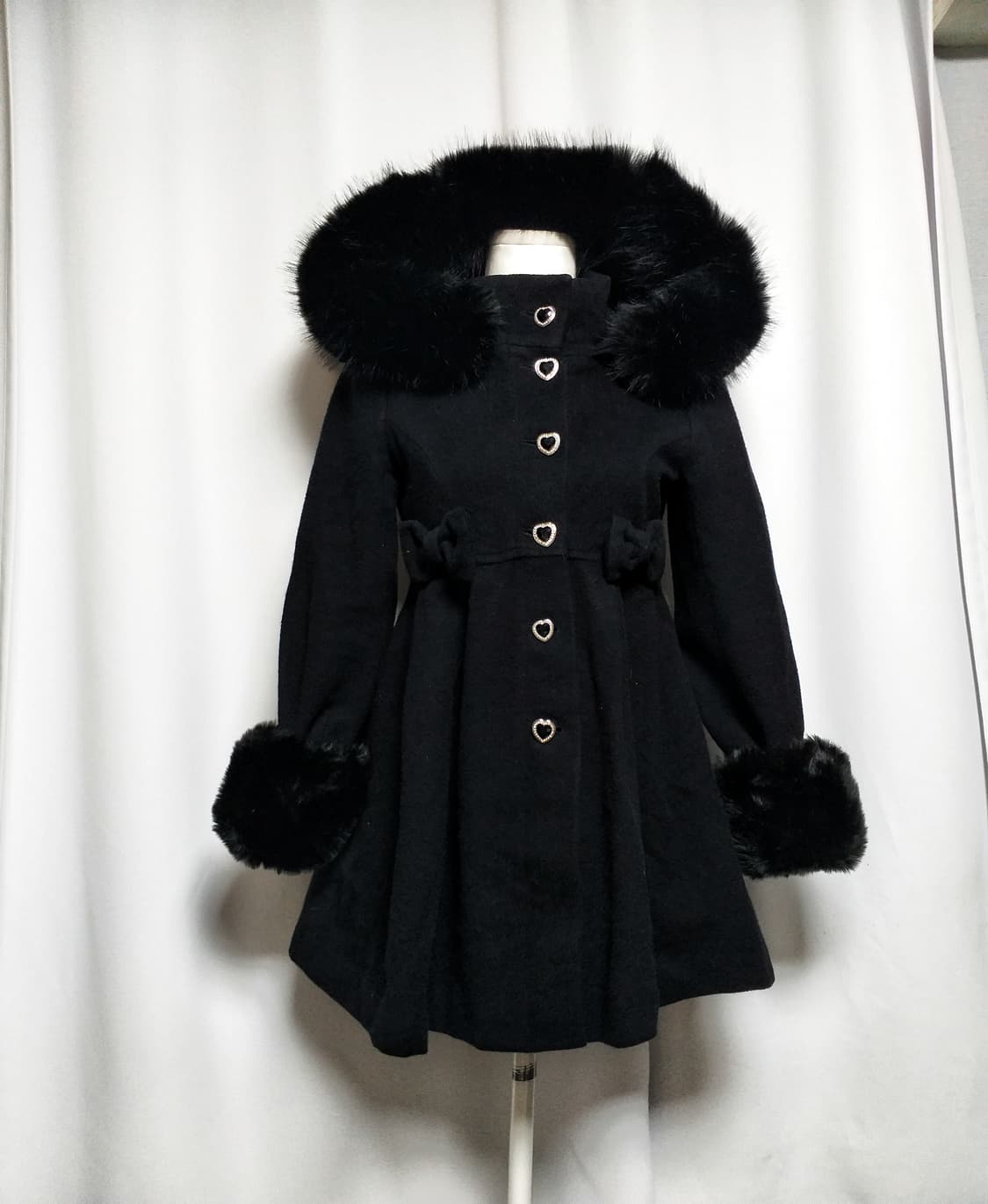 양산형지뢰계 코트 달천대장 히메로맨틱갸루 핀터깔 로리타 스나계 펑크일브 상품이미지1