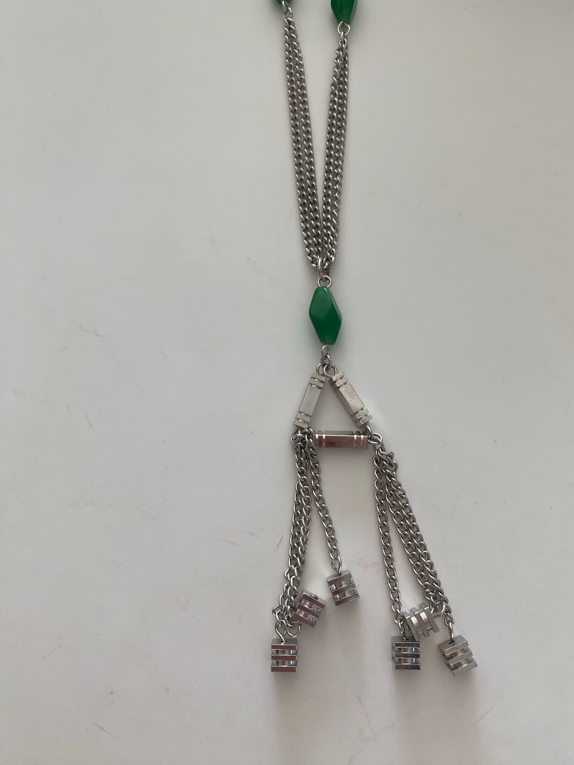 빈티지 그린 롱 목걸이 상품이미지6