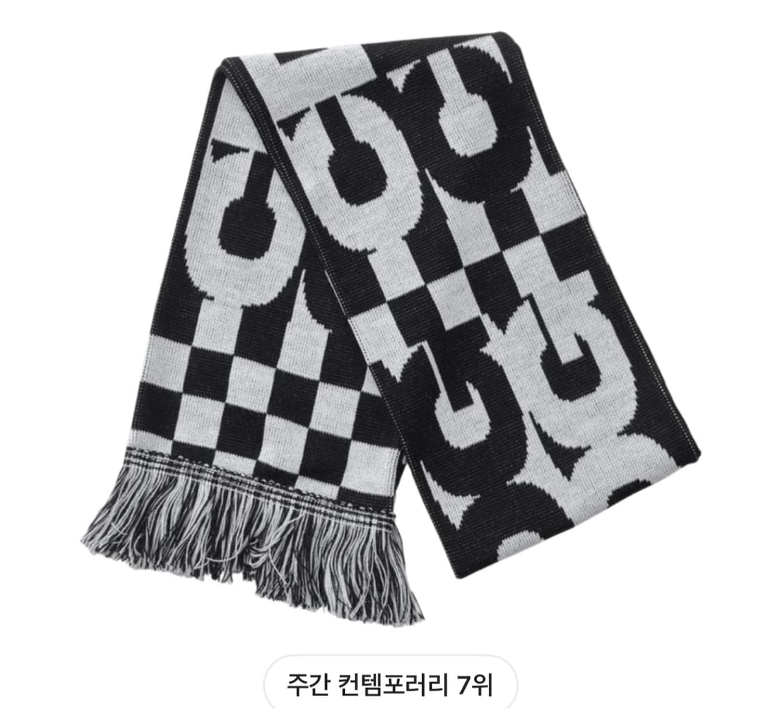 Cdg 코드그라피 체크 머플러 목도리 상품이미지1