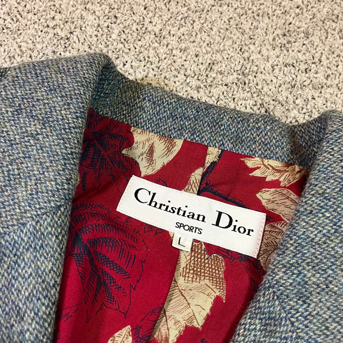 크리스찬 디올 스포츠 울 블레이저 자켓 상품이미지5